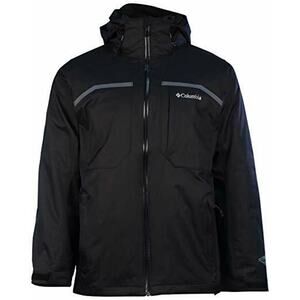 Columbia Nordic Point Interchange Jacket 3 in 1 Jacket, Black L, NWT!